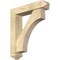 Ekena Millwork Westlake Arts and Crafts Rough Sawn Bracket w/ Offset Brace, Douglas Fir, 6"W x 26"D x 30"H BKT0604X26X30WTL03RDF - alternate 1